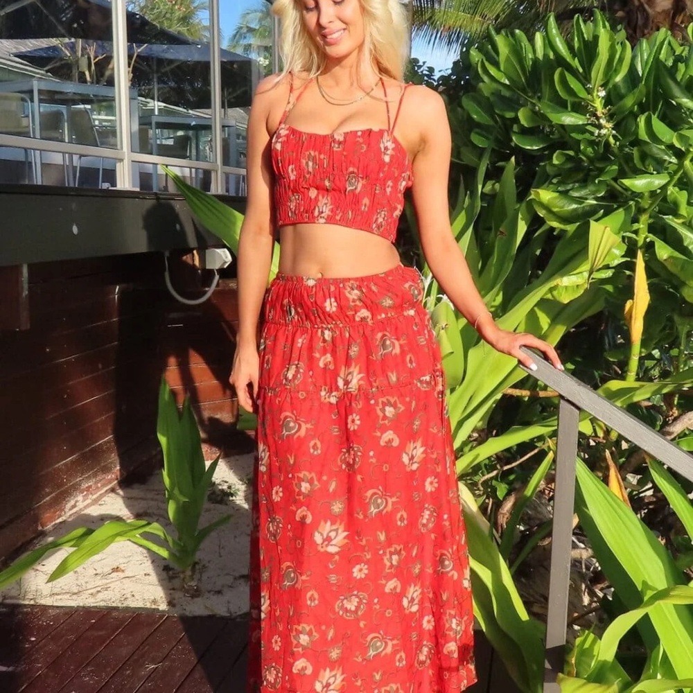 Sir The Label Reyes Maxi Skirt & Halter top - FULL SET NWT